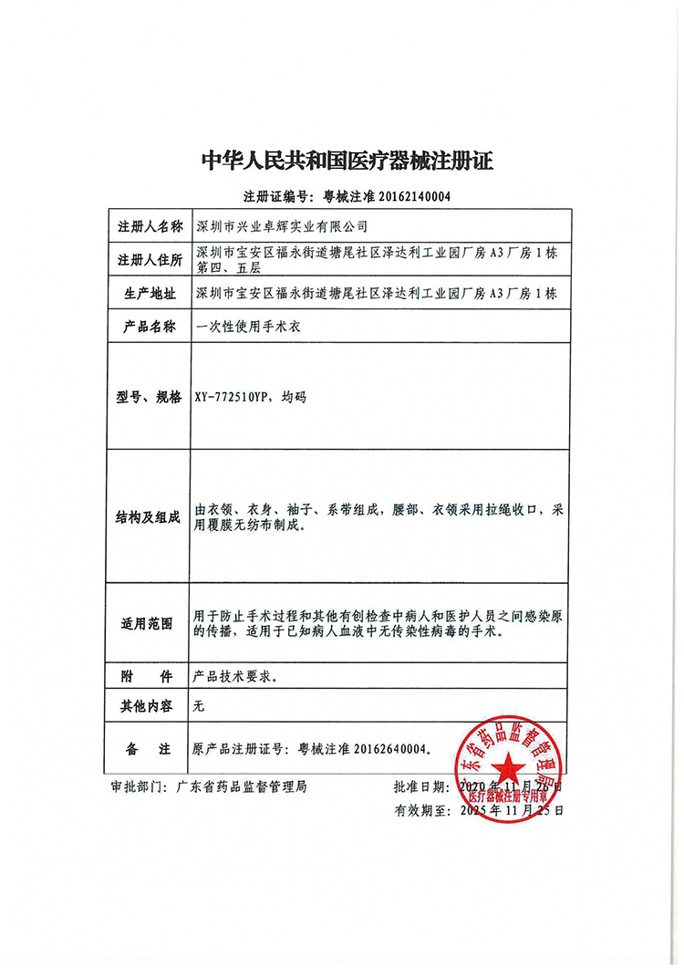 一次性使用手术衣医疗器械注册证.jpg